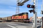 BNSF coal train DPU